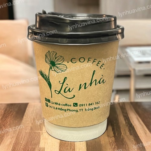 Ly Giấy Bọc Áo Kraft 260ml - Là Nhà